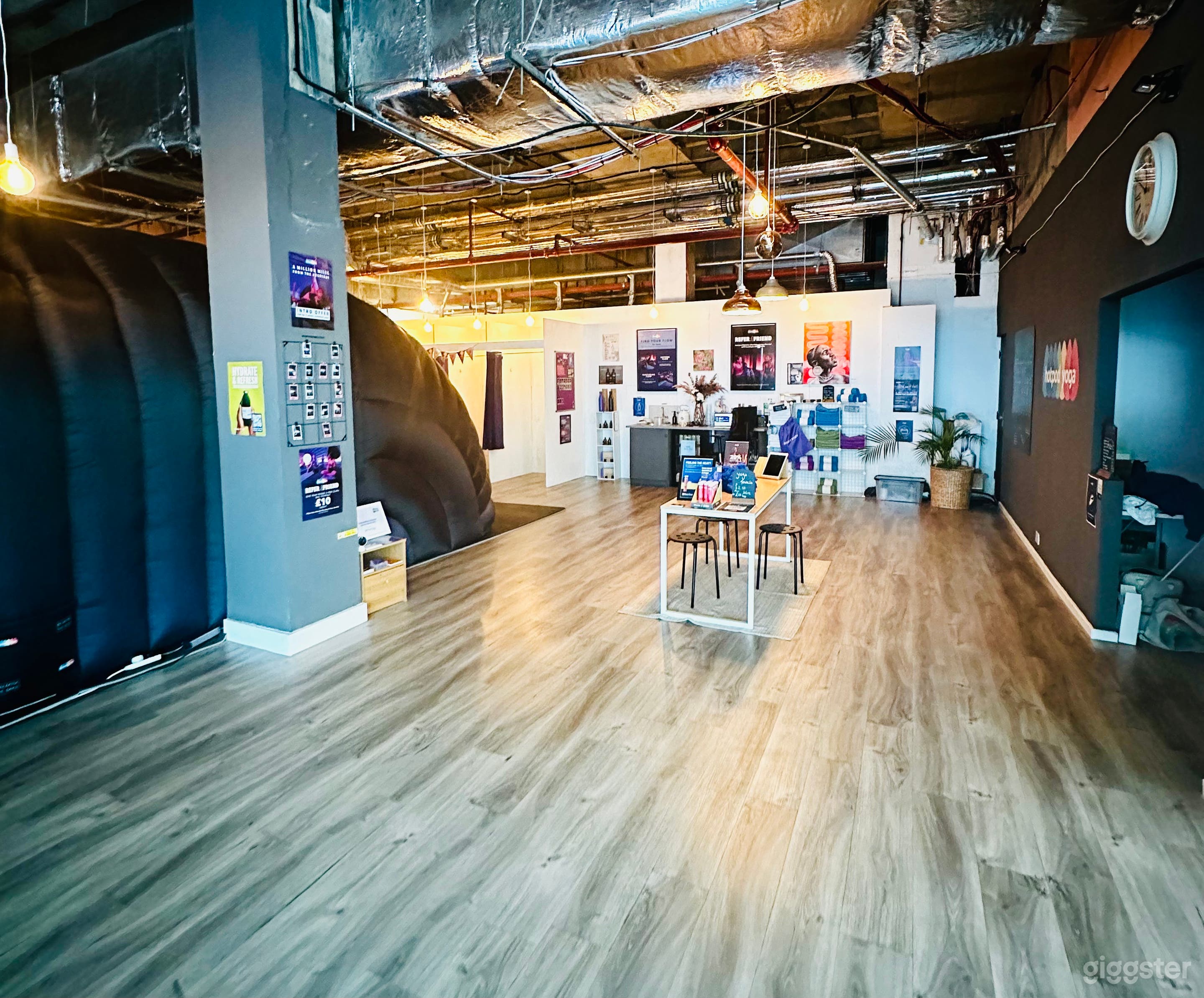 Our studio has a large space available for workshops