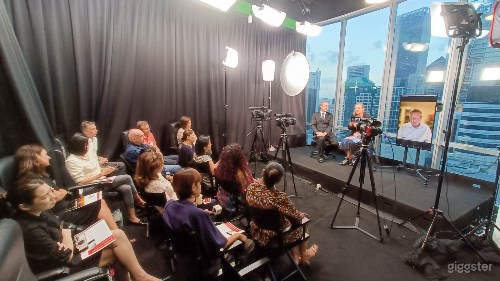 Hybrid webcast event can be hosted