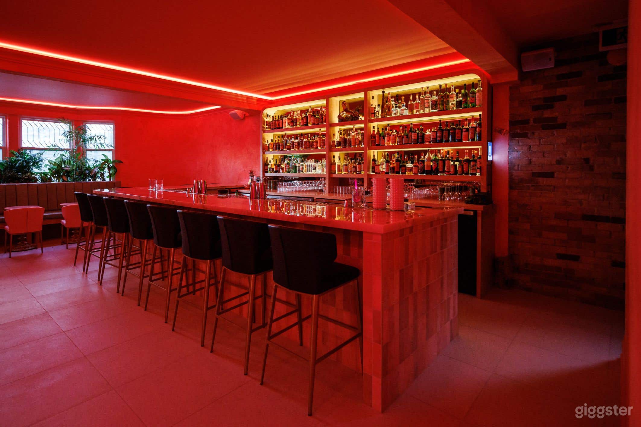 Chic and Vibey Pink Hued Cocktail Lounge Photo 1
