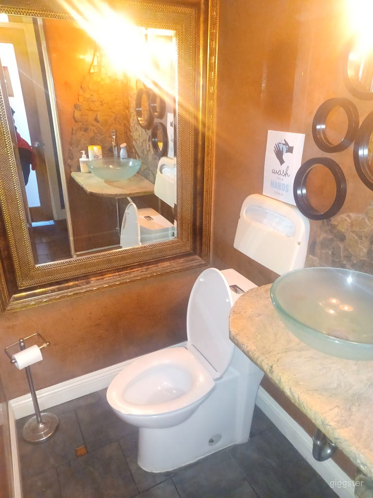  Two Restrooms, Shower, disinfected daily 