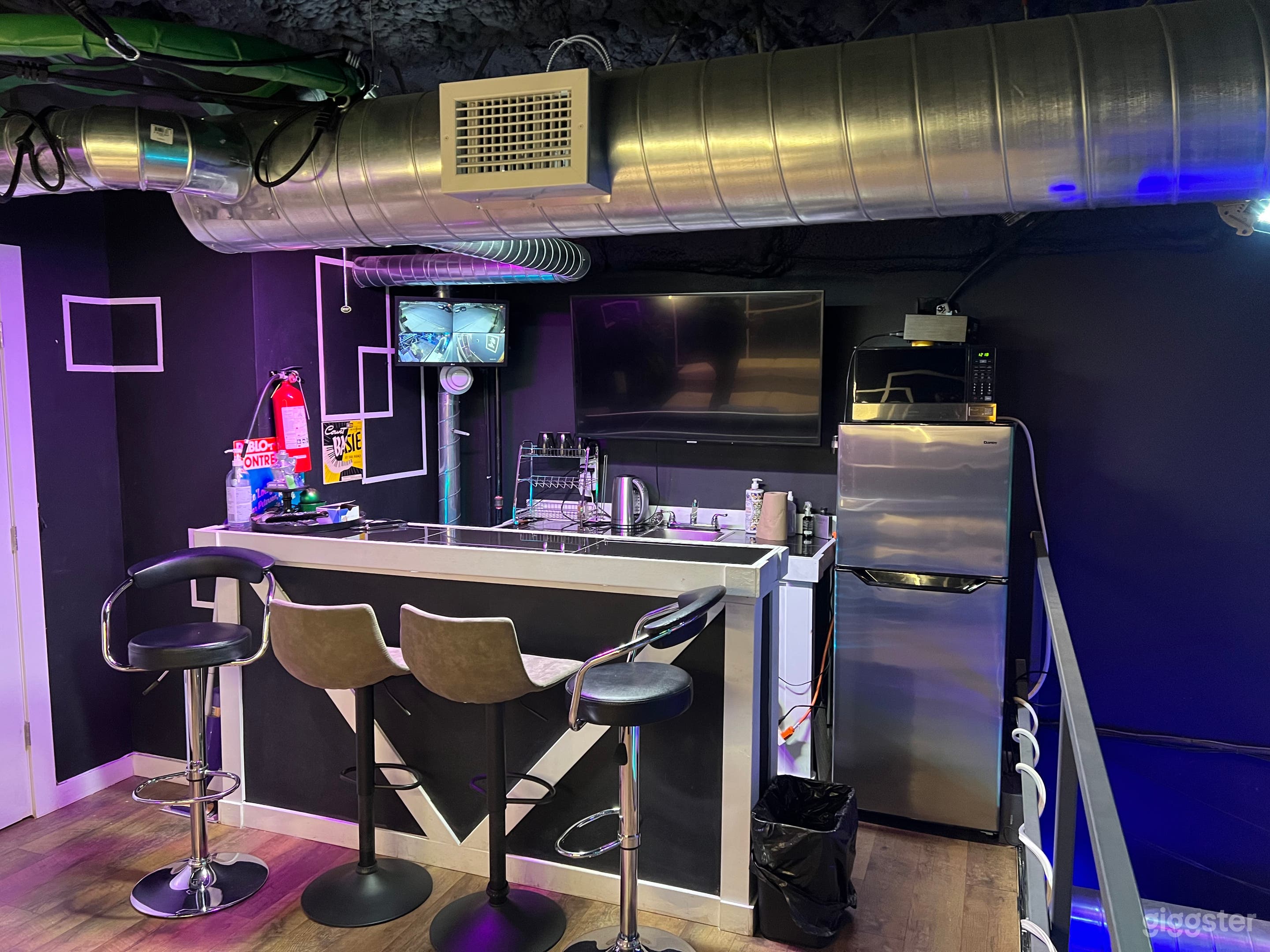 To sink areas and fridges