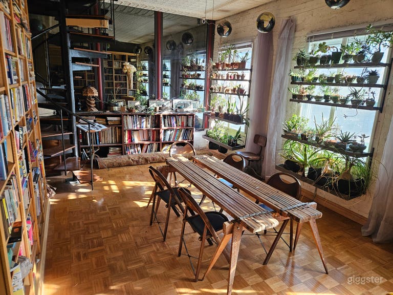   Unique Library in 1920's Warehouse 