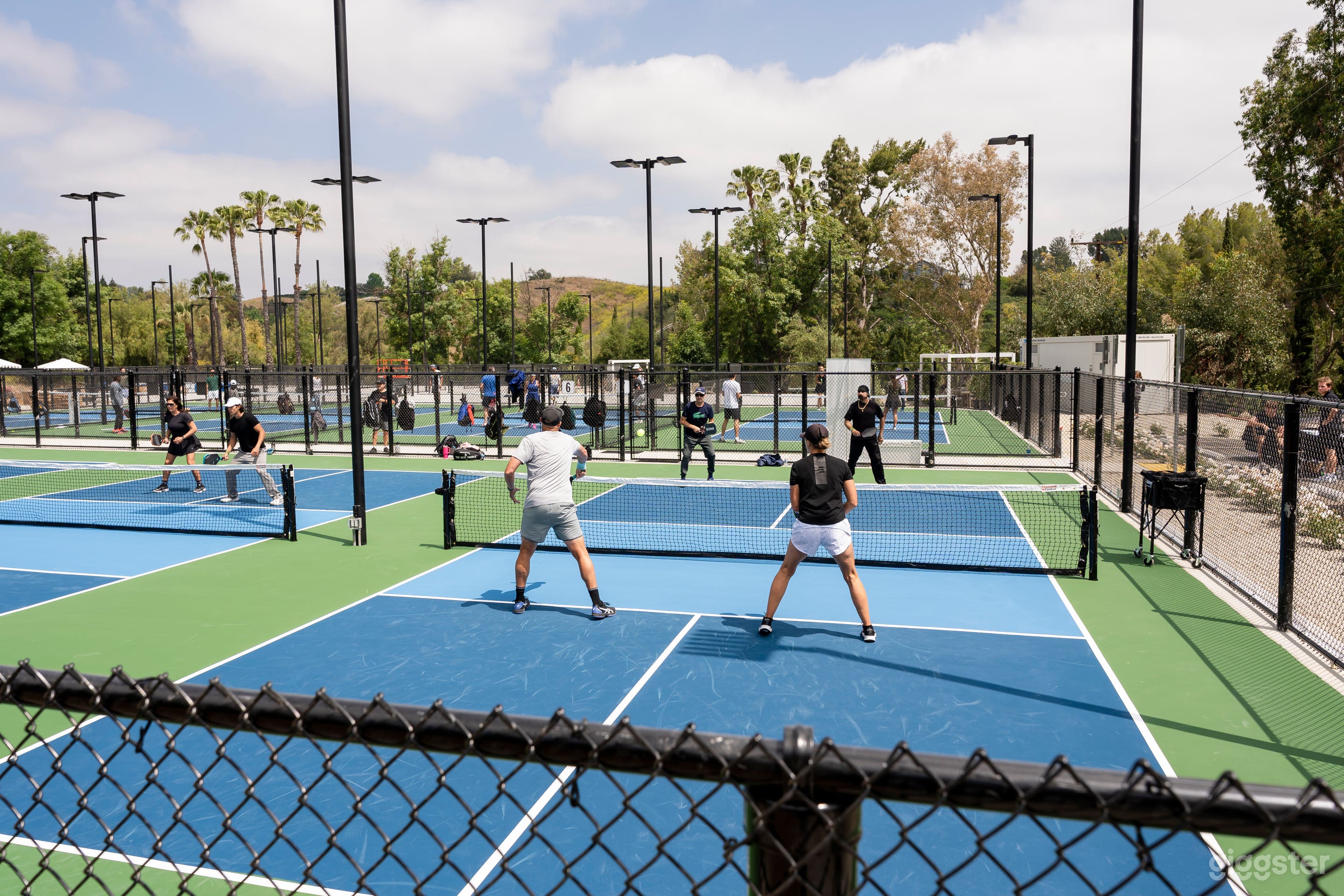 16 brand new state of the art Pickleball courts with high quality lighting on each court.