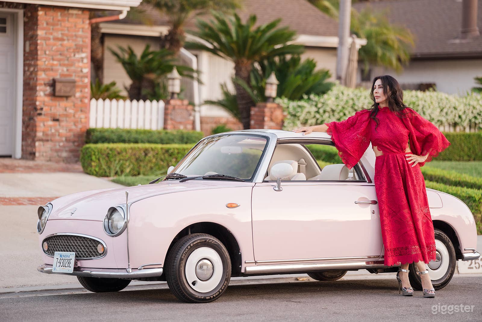 Rare Unique Pink Figaro for Photos and Events Photo 3