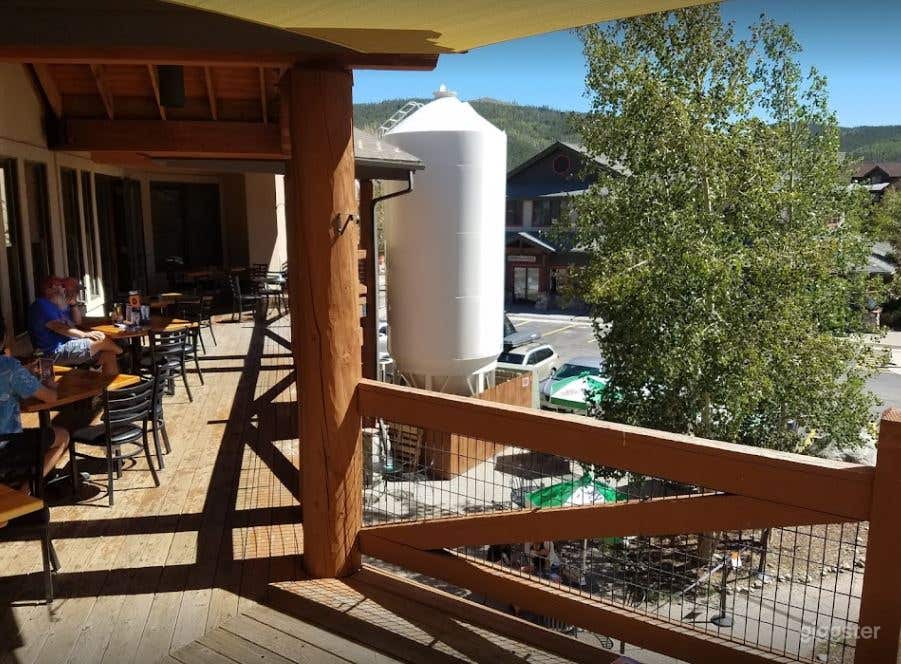 Upstairs Balcony with a Beautiful View of the Rocky Mountains Photo 3