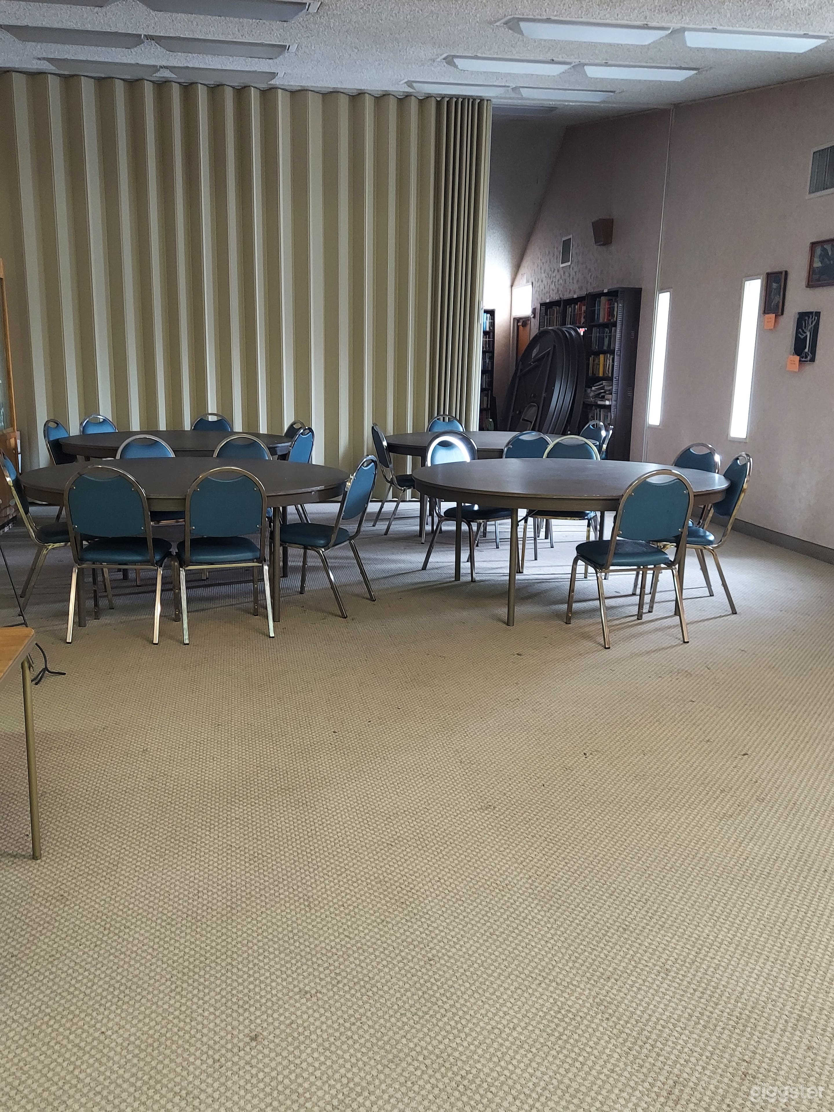 Social hall close up