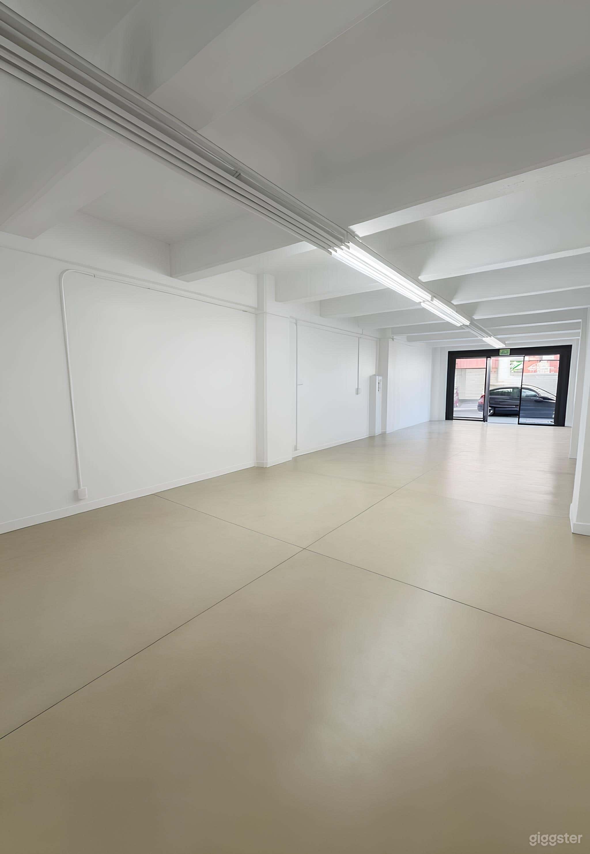 Bright Minimalist Industrial Studio Photo 1