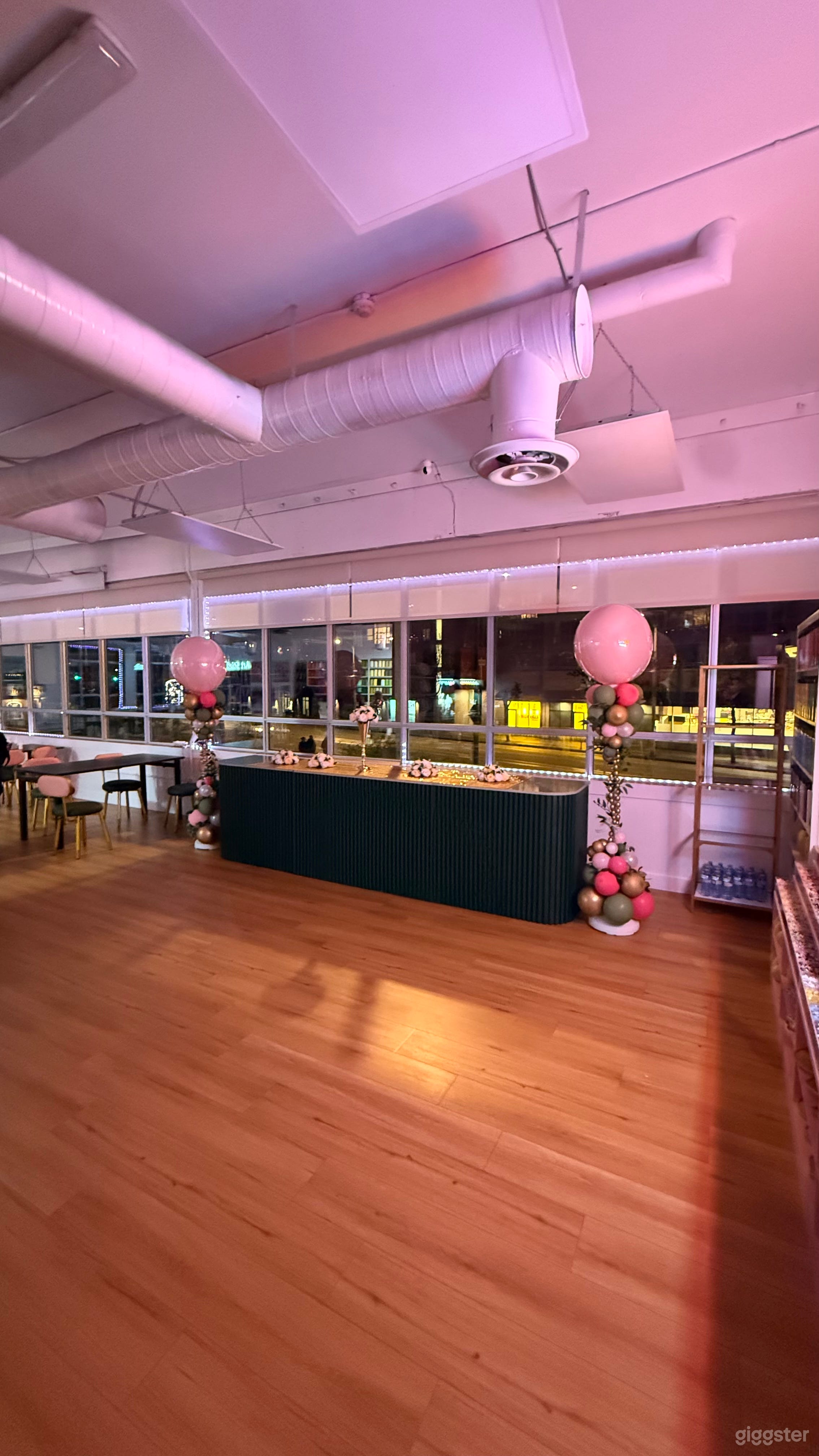 Buffet and reception