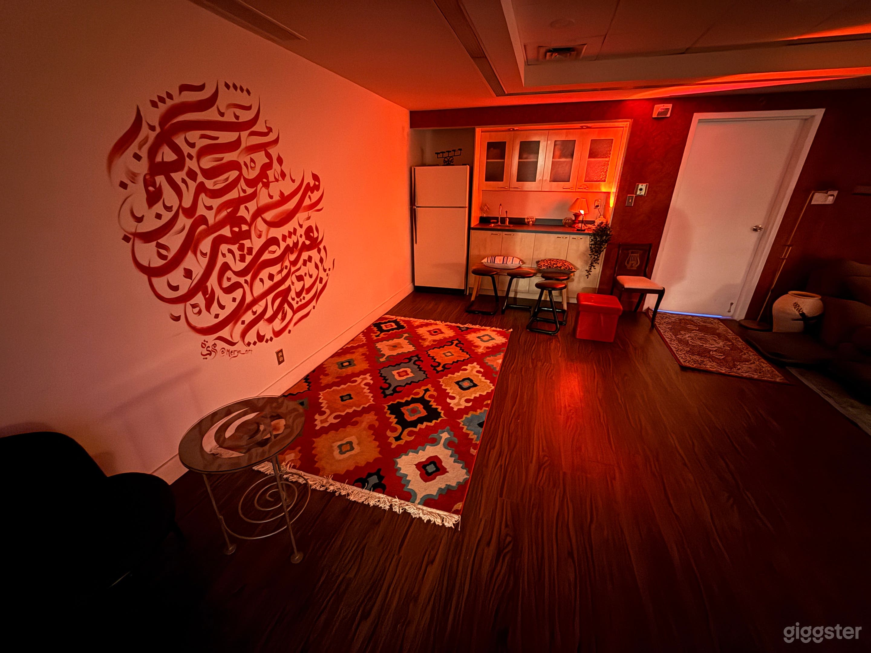 Cozy Party Room Privée Ambiance Orientale - Bar, Projecteur Photo 2