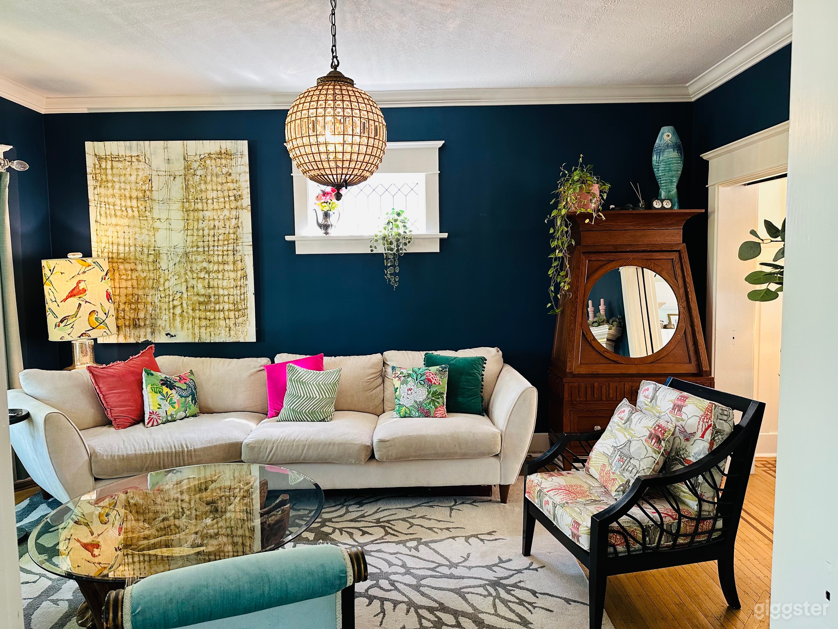 Parlour room in the front of our home 