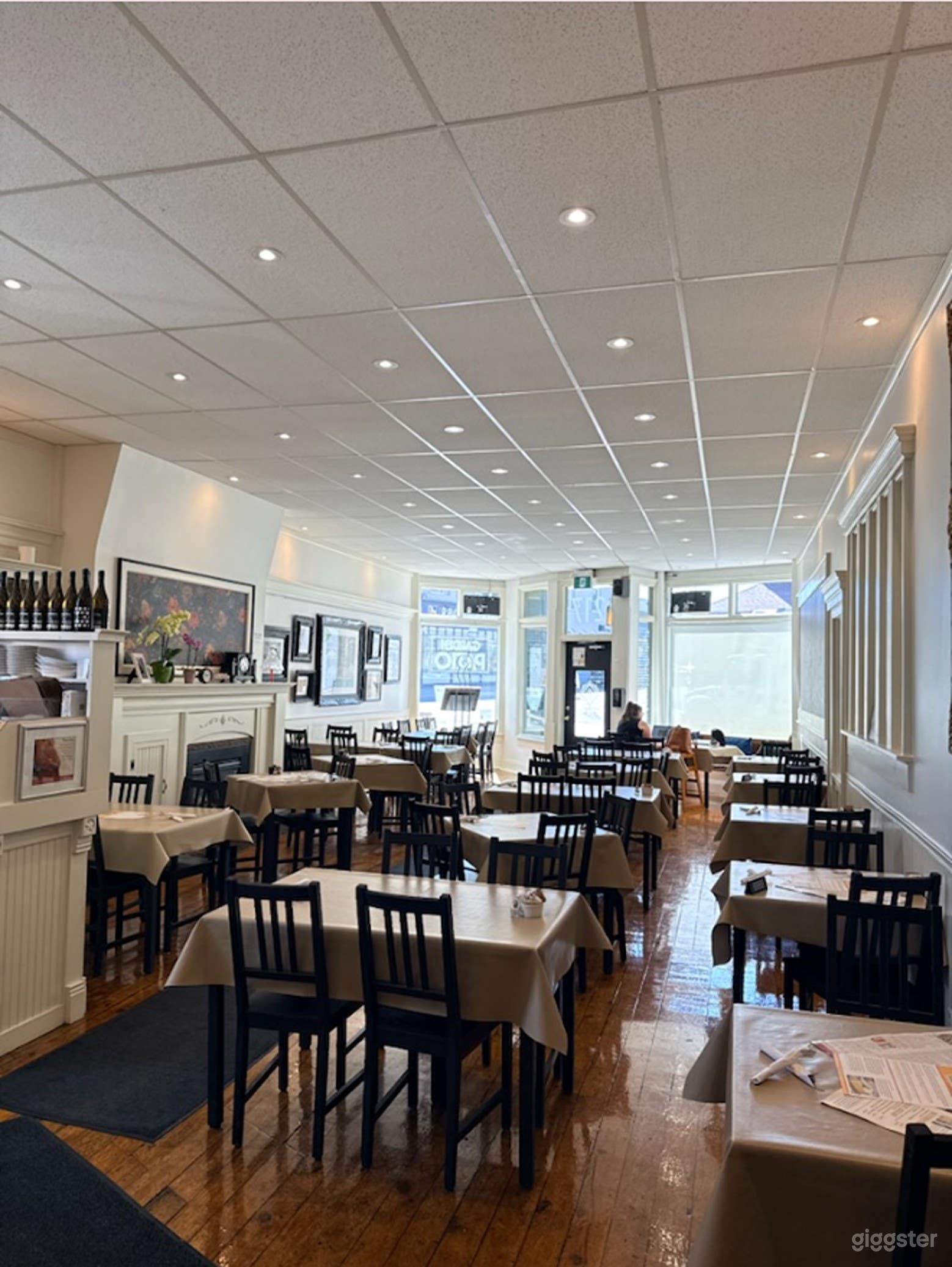 Classic White-Walled Main Dining Space Photo 1