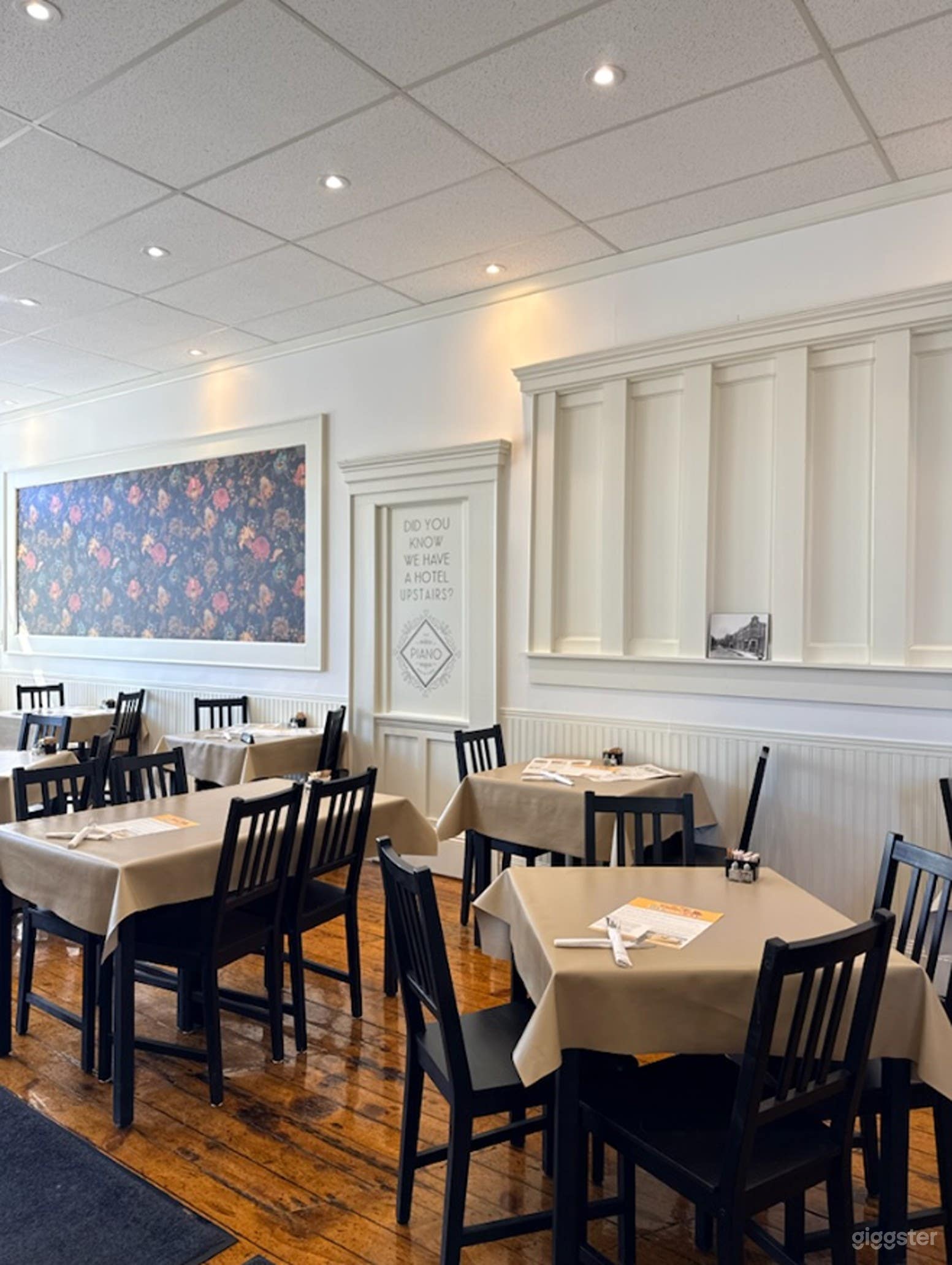 Classic White-Walled Main Dining Space Photo 3
