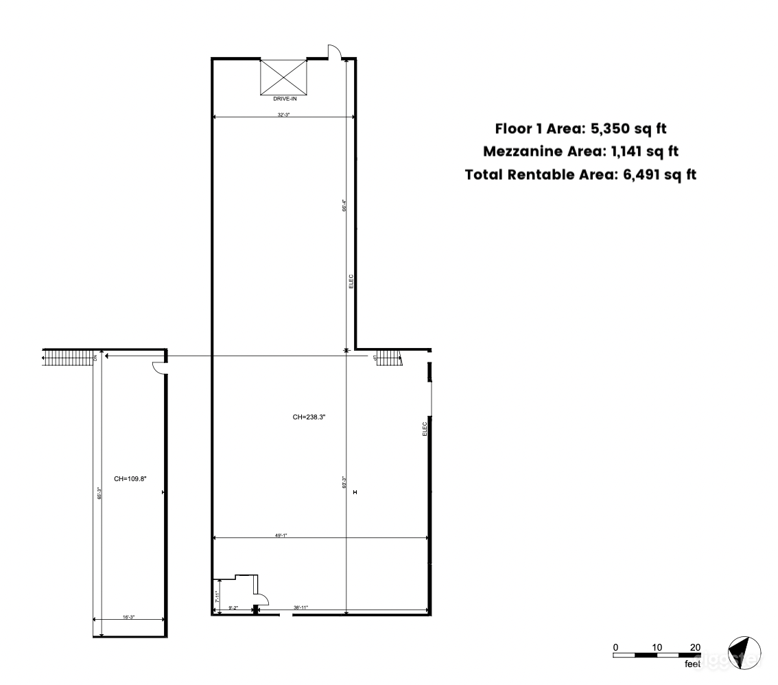 Studio Warehouse, high ceiling, &amp; drive-in door! Photo 2