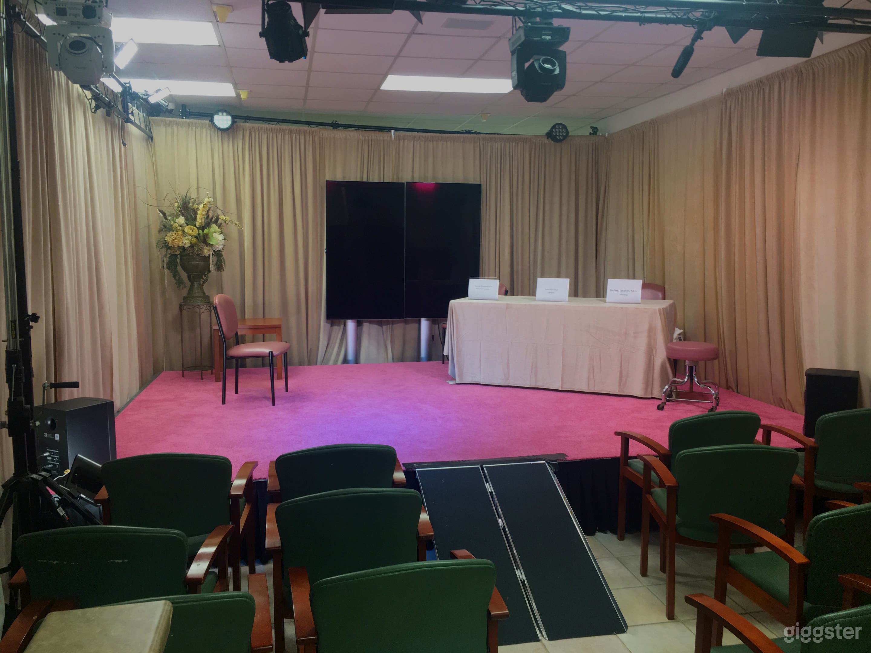 Local TV Talk Show Studio Photo 1