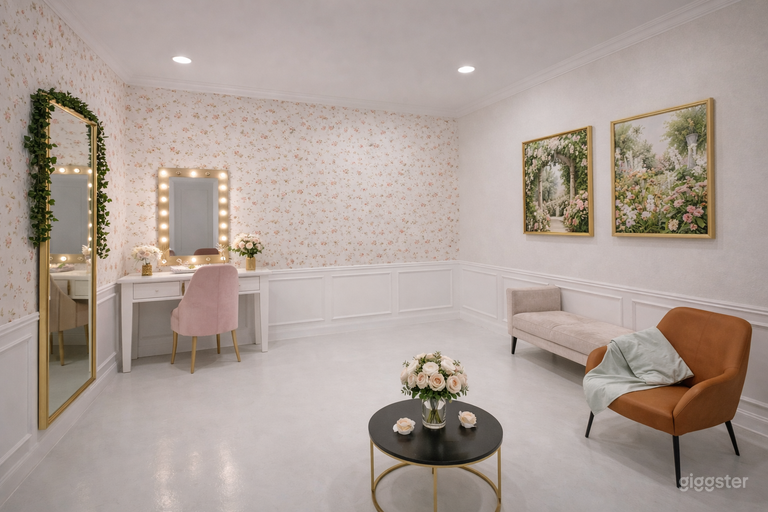  Modern Glam-Themed Space w/ Complete Setup Included 