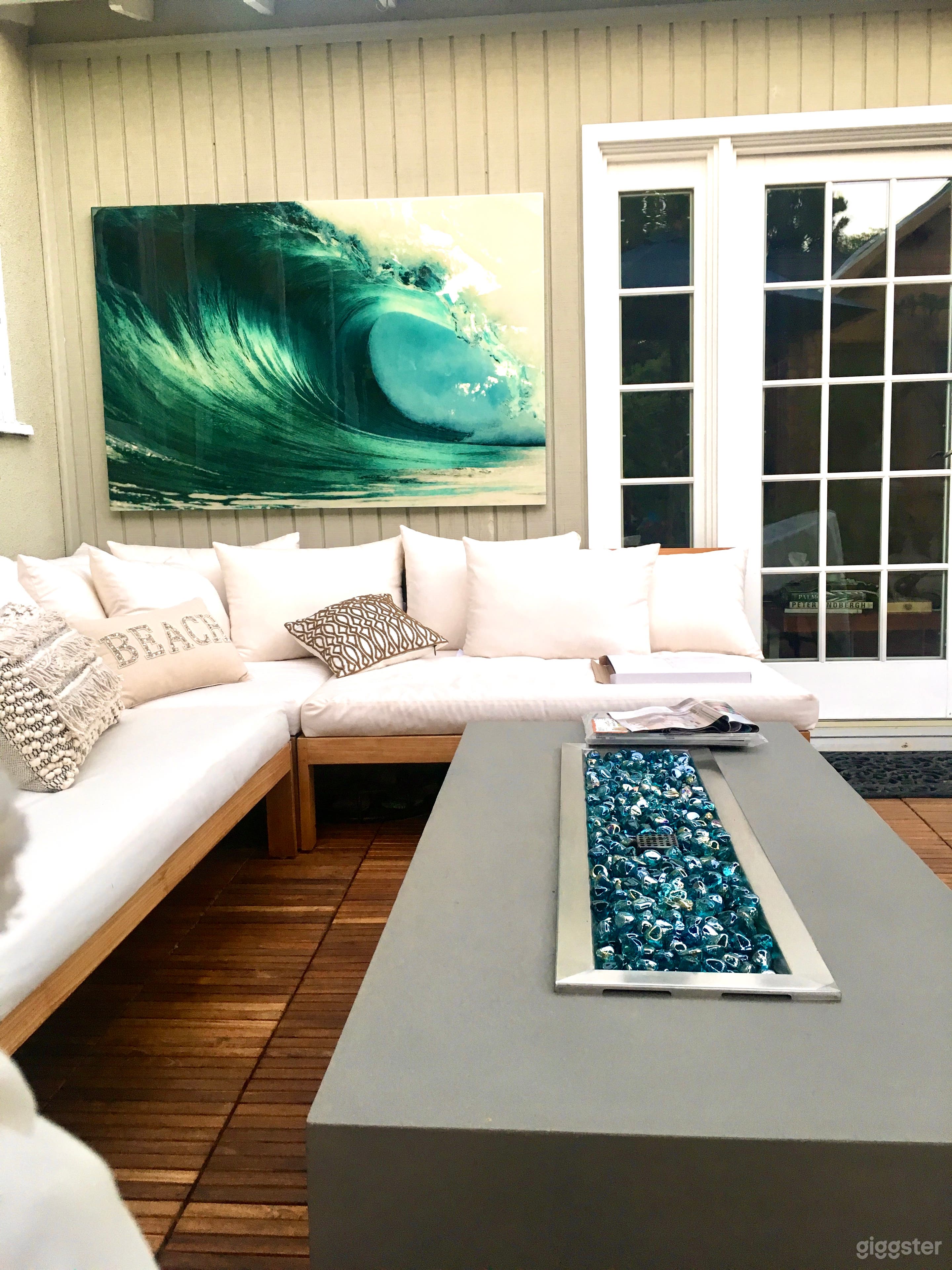 Relaxing outdoor living with pool and gardens Photo 3