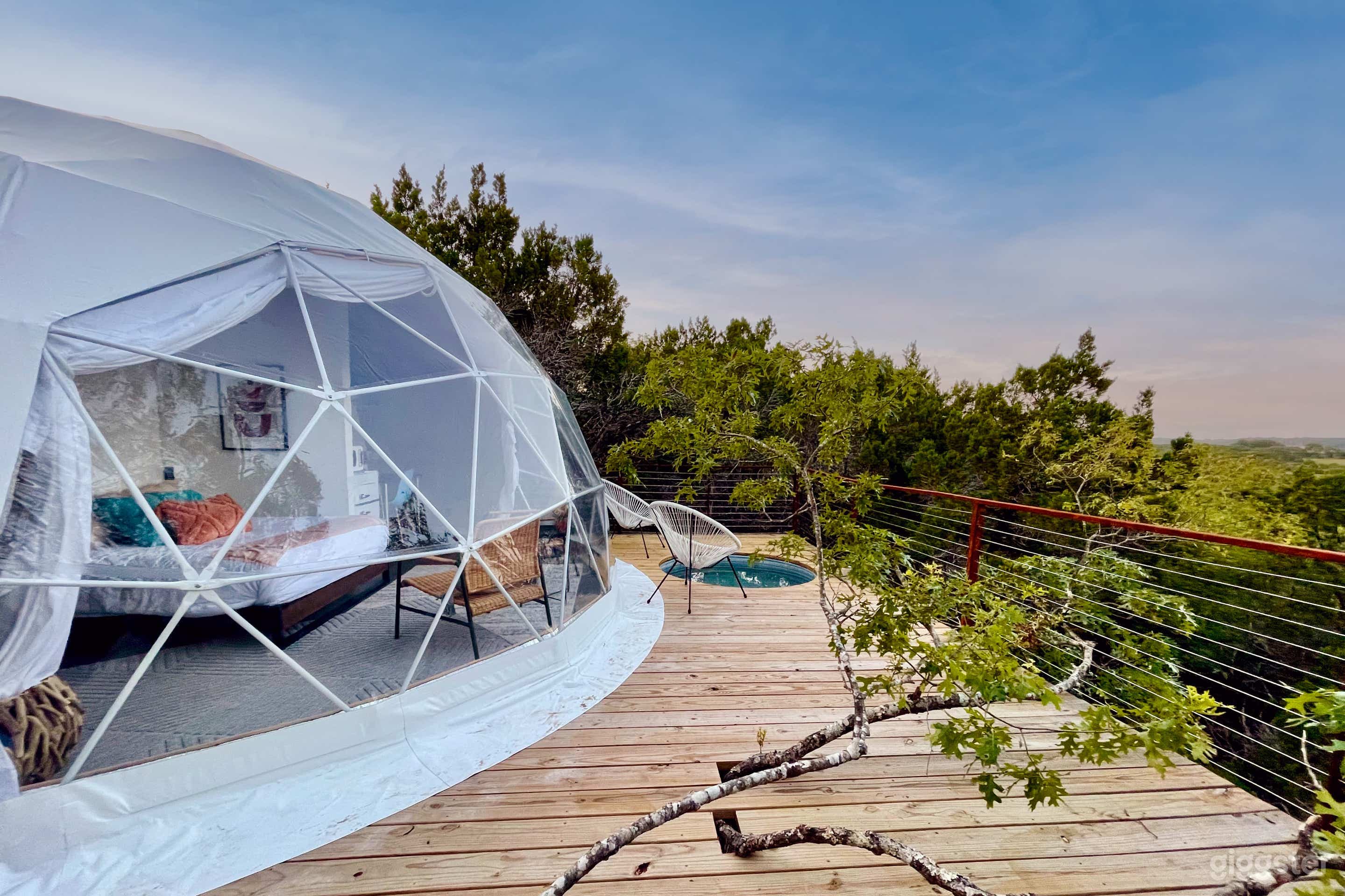 Dive into relaxation on our deck with a refreshing dip pool. The amazing view is hard to miss!