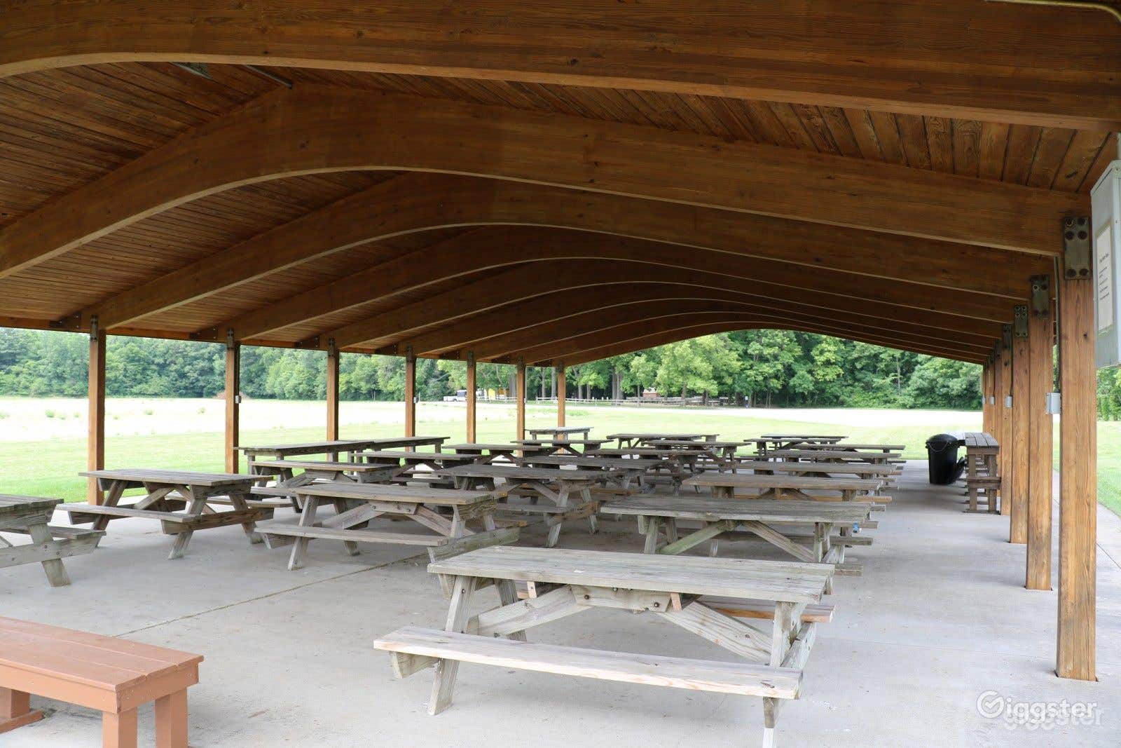 Wooden Shelter at the Organic Farm Photo 3