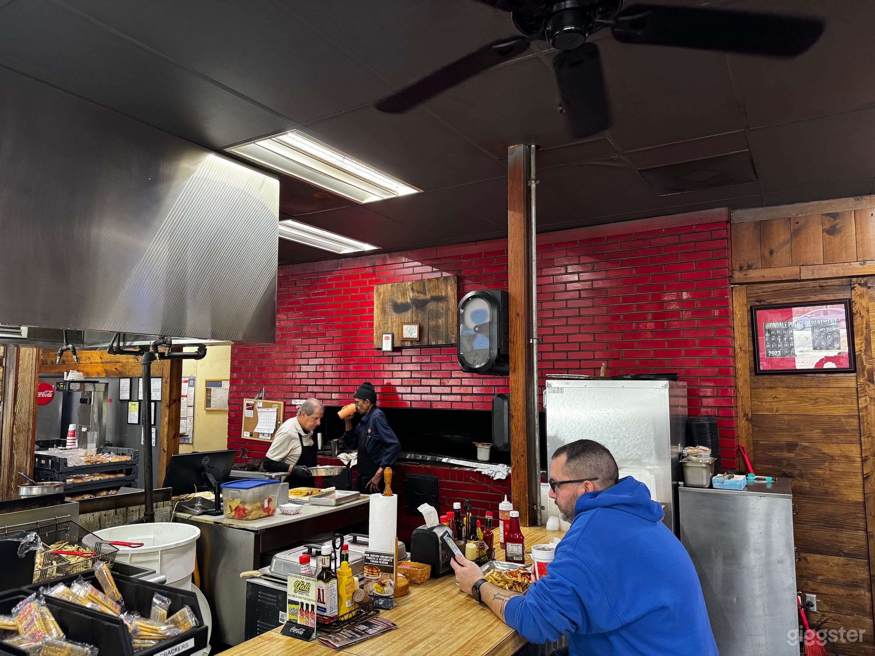 The Famous red bbq pit