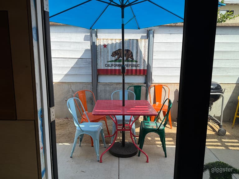  Cooking Demo or food show, artists bungalow with light 