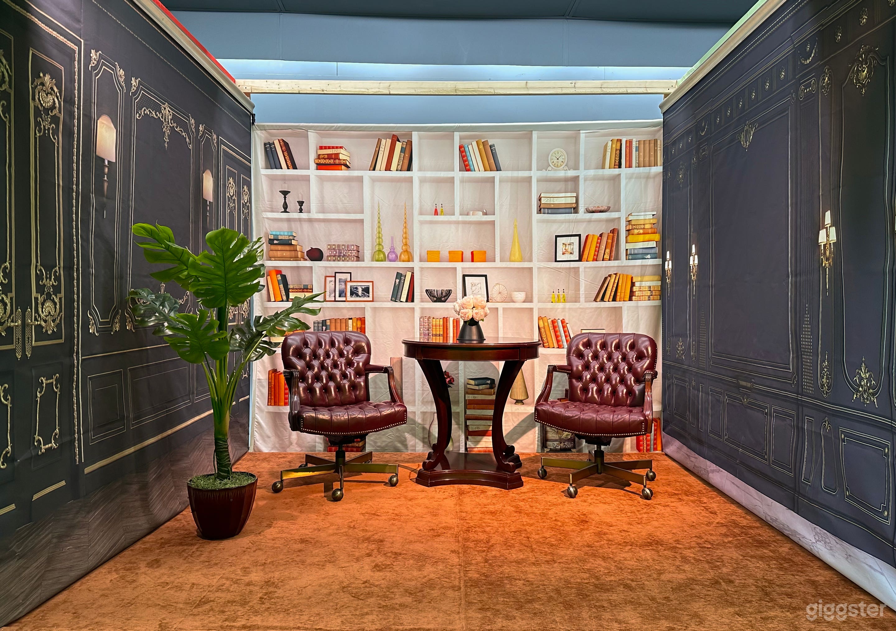 Podcast Station In Green Room