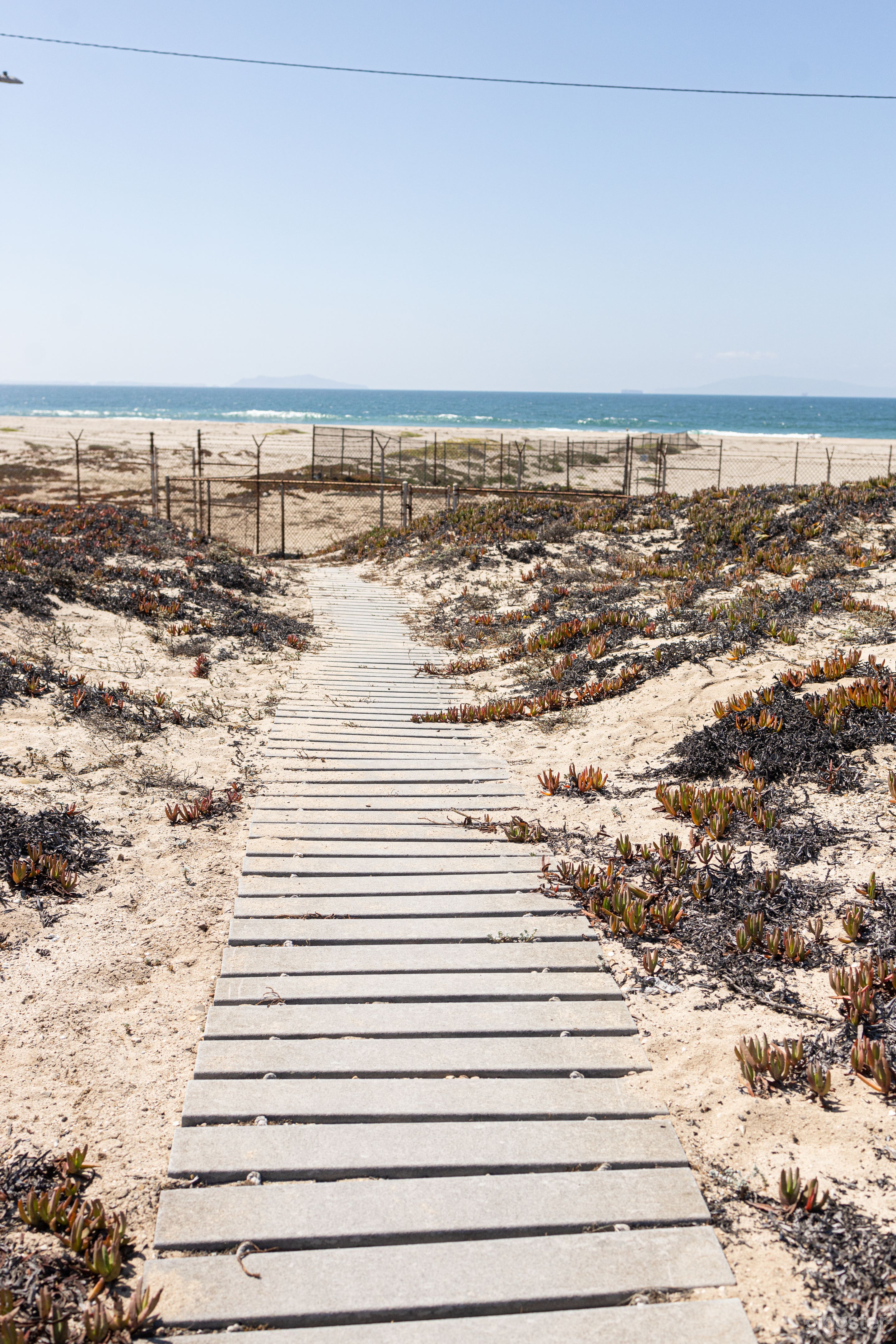 Private beach entrance