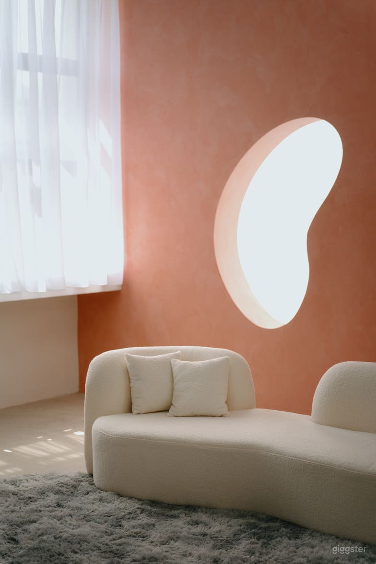  Studio with Bright Natural Light, featuring Curves, Wood 