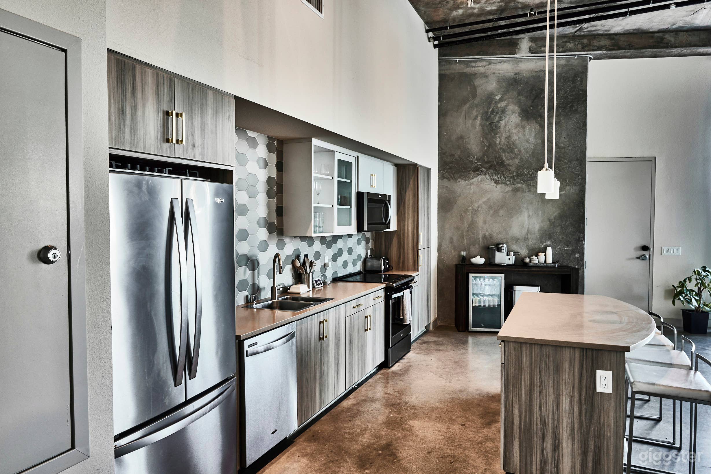 Kitchen View From West wall.