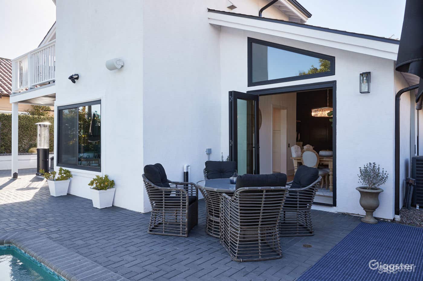 Pool Area in a 2-Story Home Photo 2