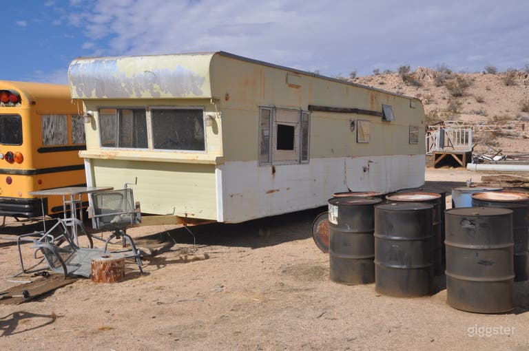  Unique one of a kind rustic shack in the Lancaster desert . 