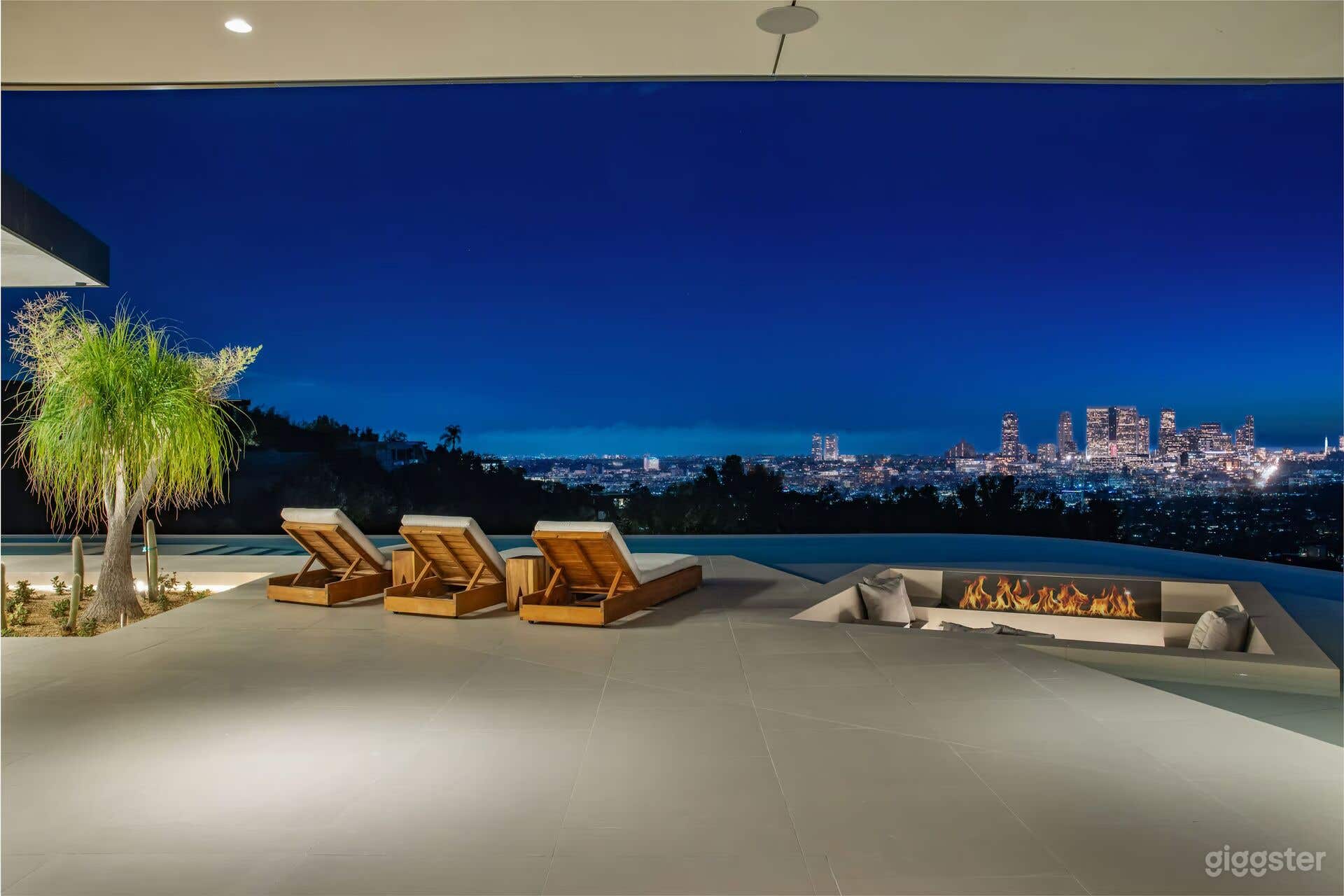 Ultra-Modern Hillside Mansion with Skyline Views & Pool Photo 4