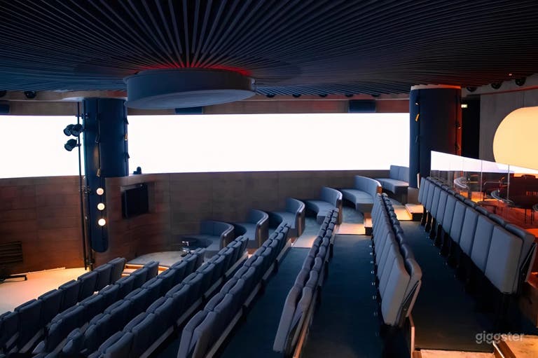  160-Seat Retro-Futuristic Auditorium with Control Room 