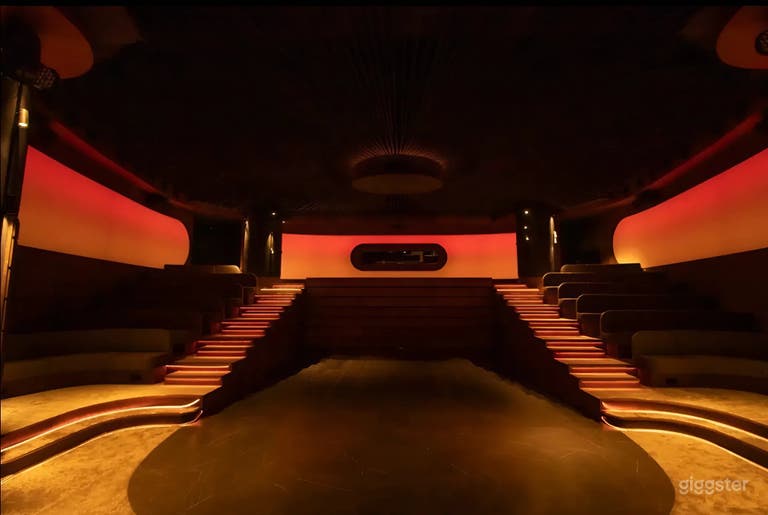  160-Seat Retro-Futuristic Auditorium with Control Room 