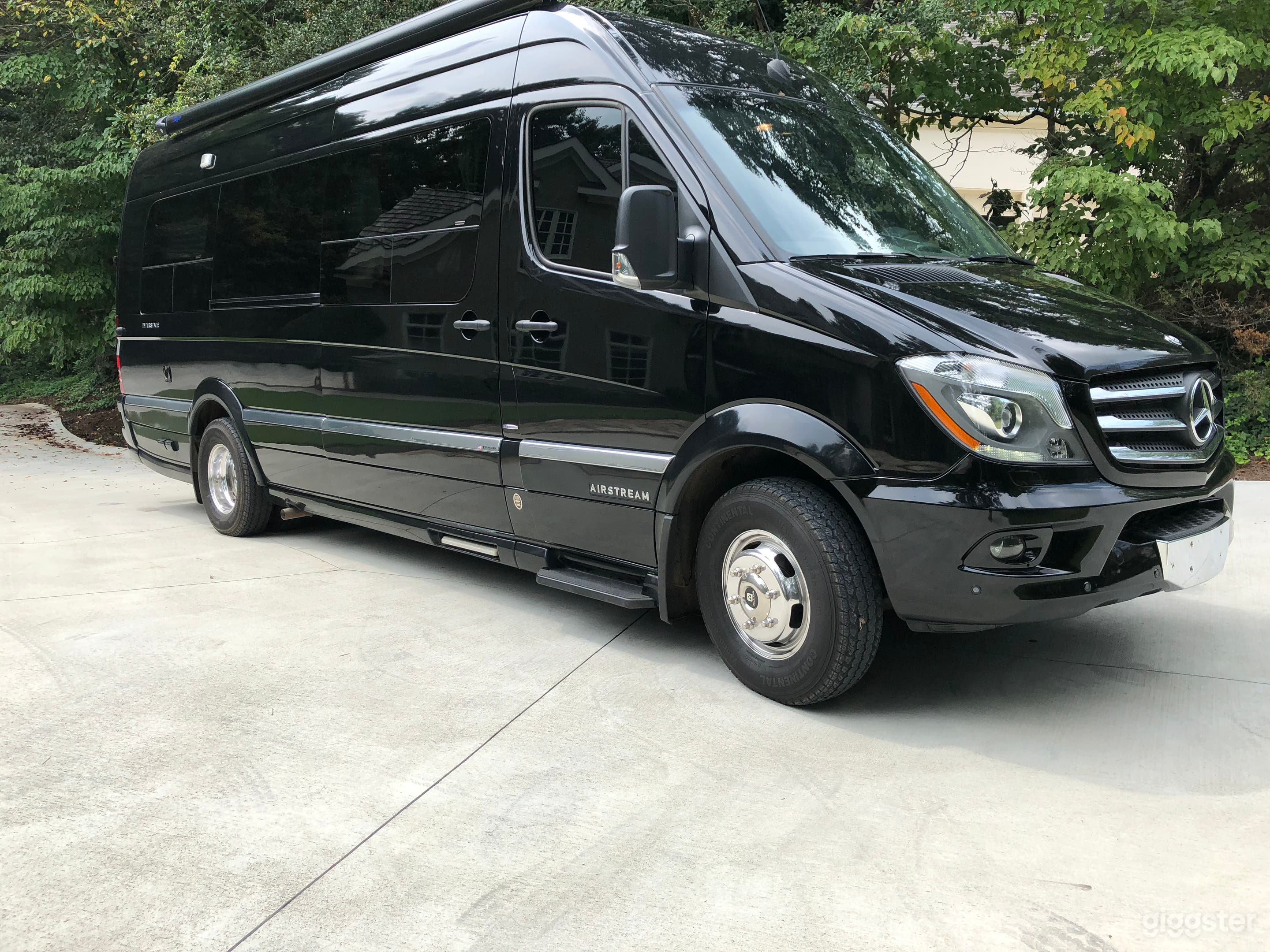 Black VIP Mercedes Benz Sprinter van Photo 1