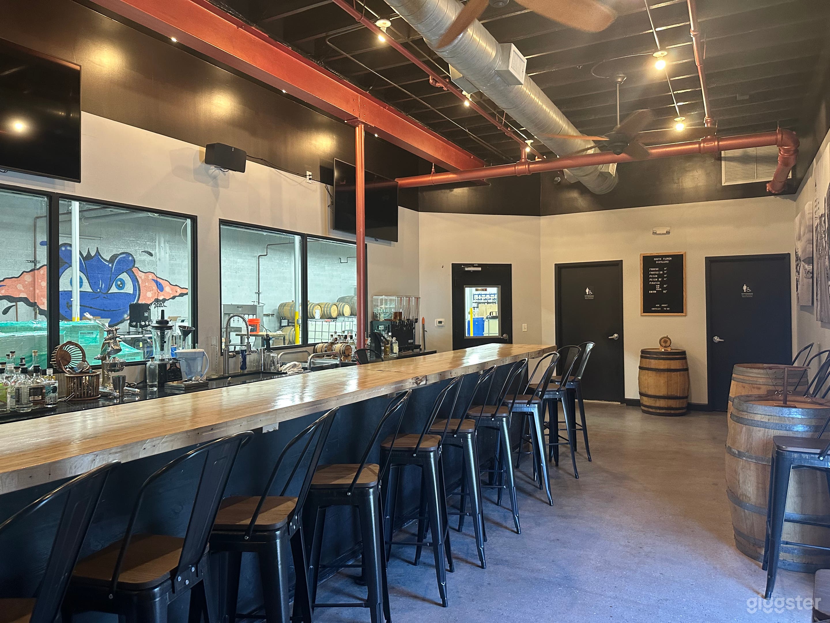 Industrial Tasting room in the Art District Photo 2