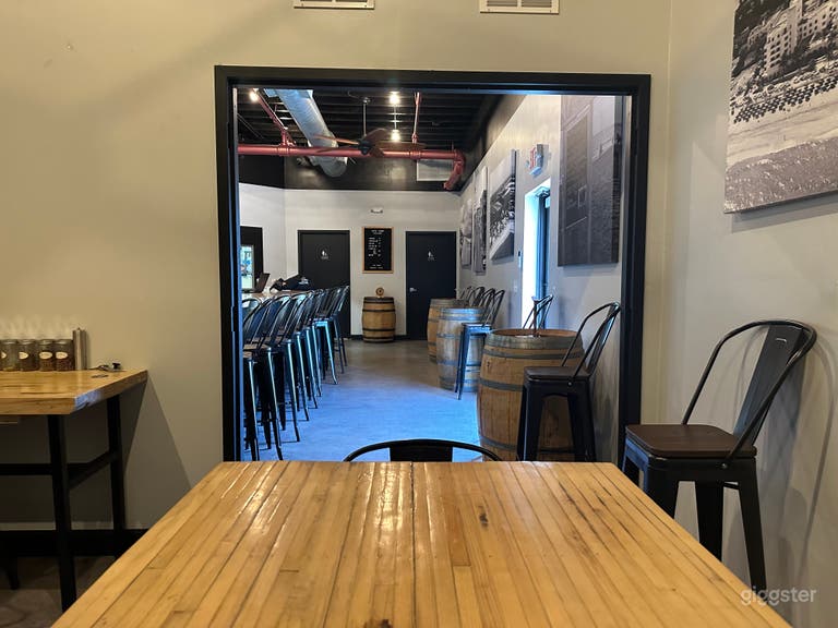  Industrial Tasting room in the Art District 