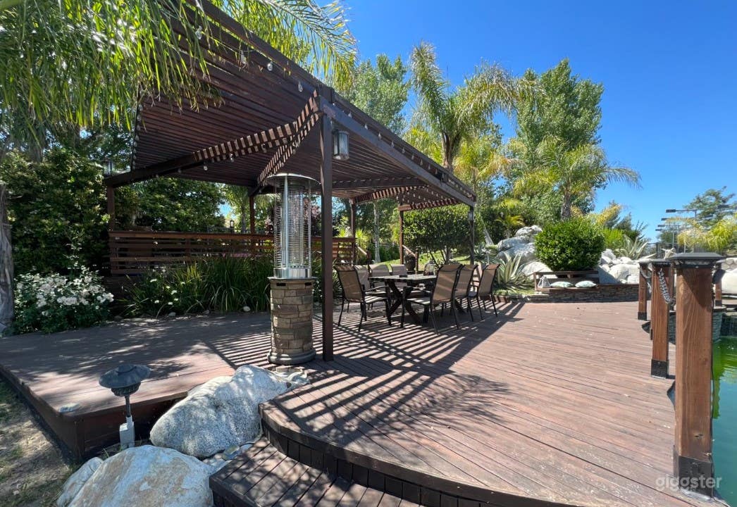 Cozy Backyard Pool with Patio Photo 4