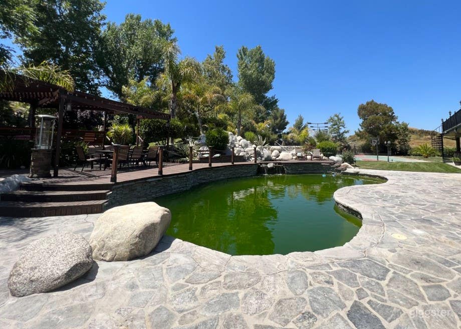 Cozy Backyard Pool with Patio Photo 2