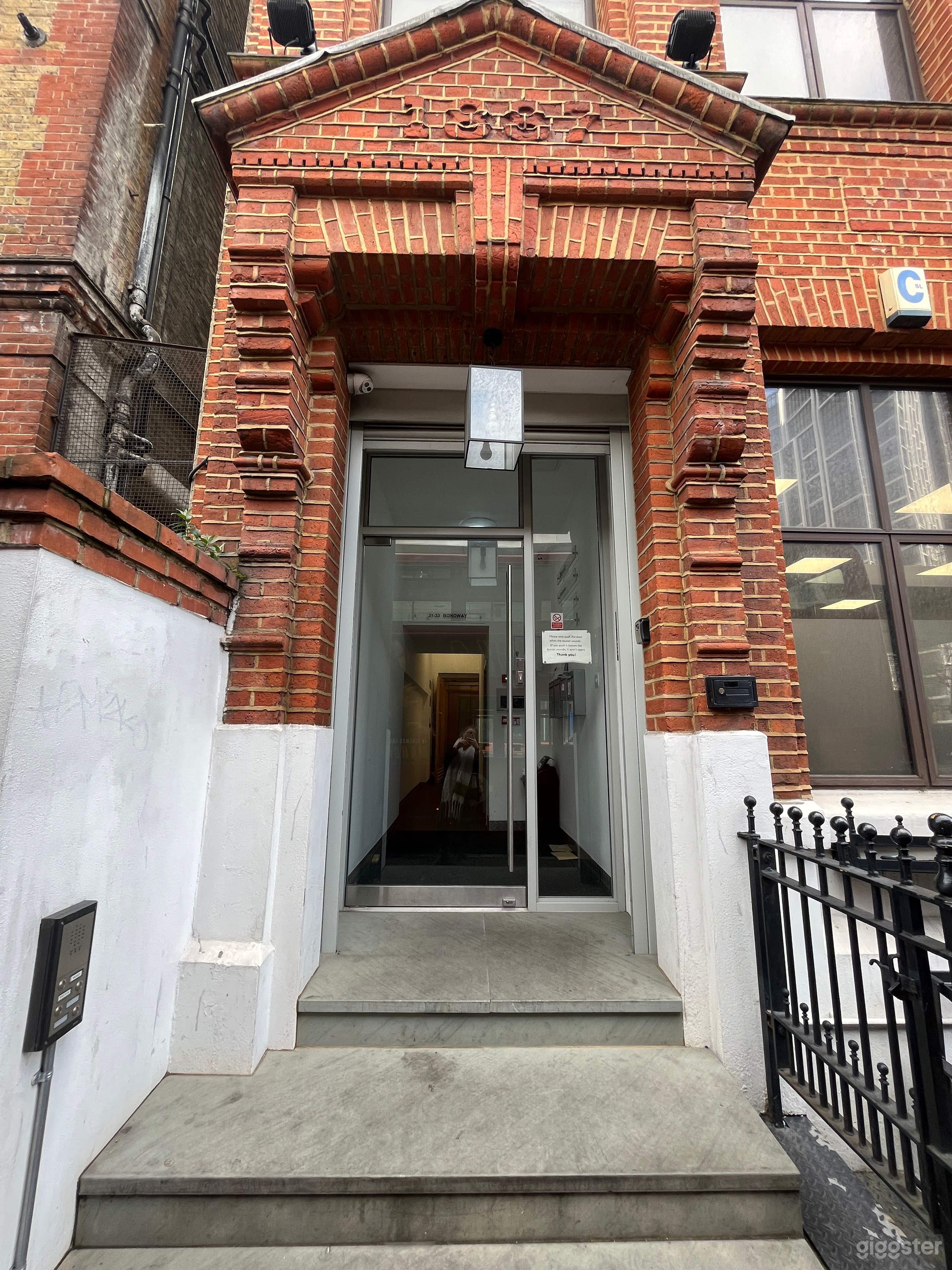 Front entrance from street level