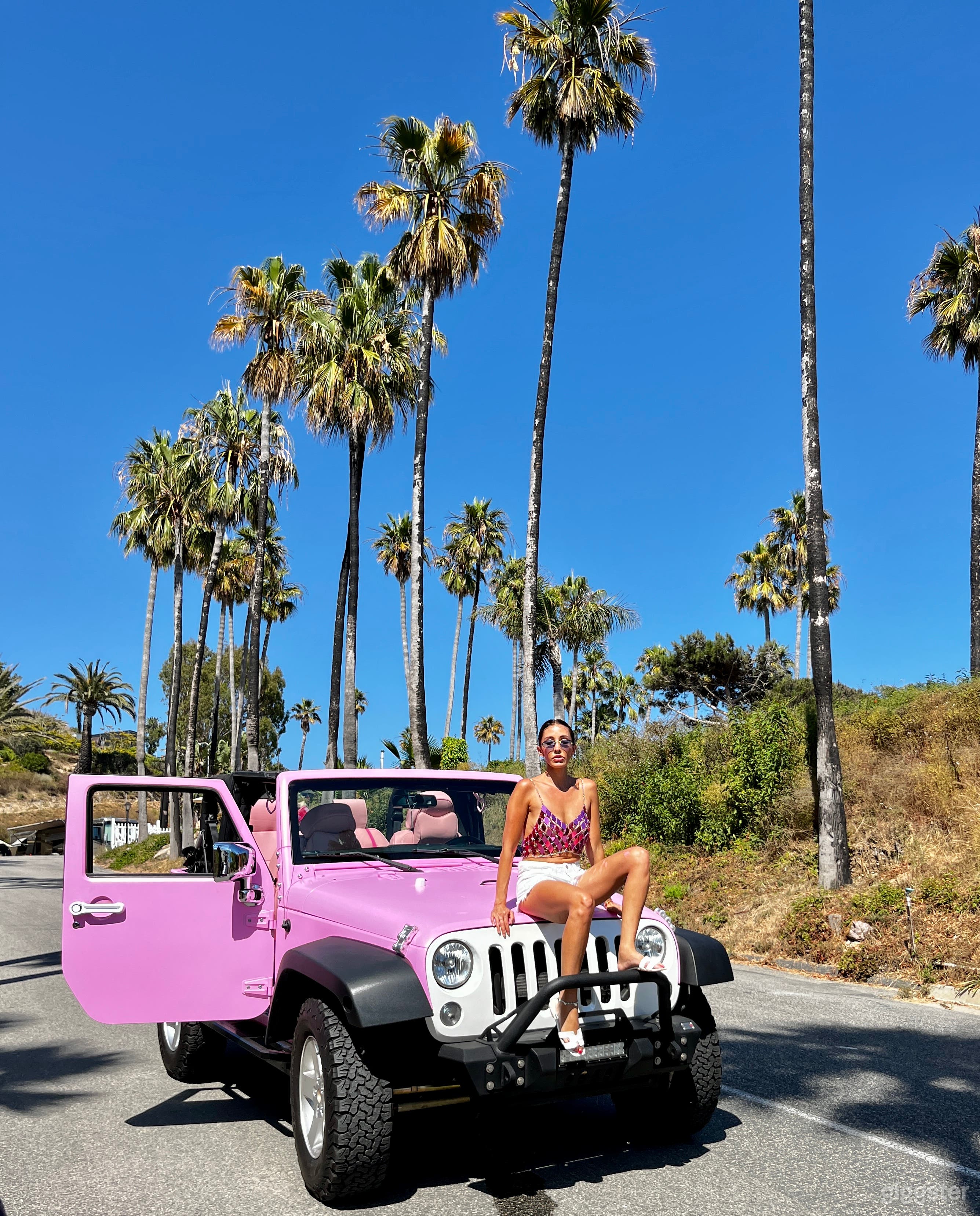 Pink White Jeep Wrangler 2016 Photo 4