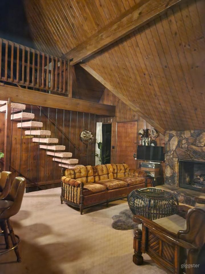 Graceland Vintage 60s 70s A Frame Retro Cabin Photo 1