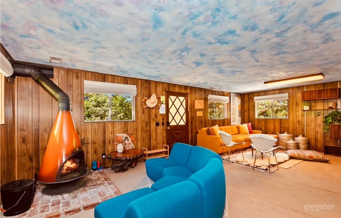 Graceland Vintage 60s 70s A Frame Retro Cabin Photo 4