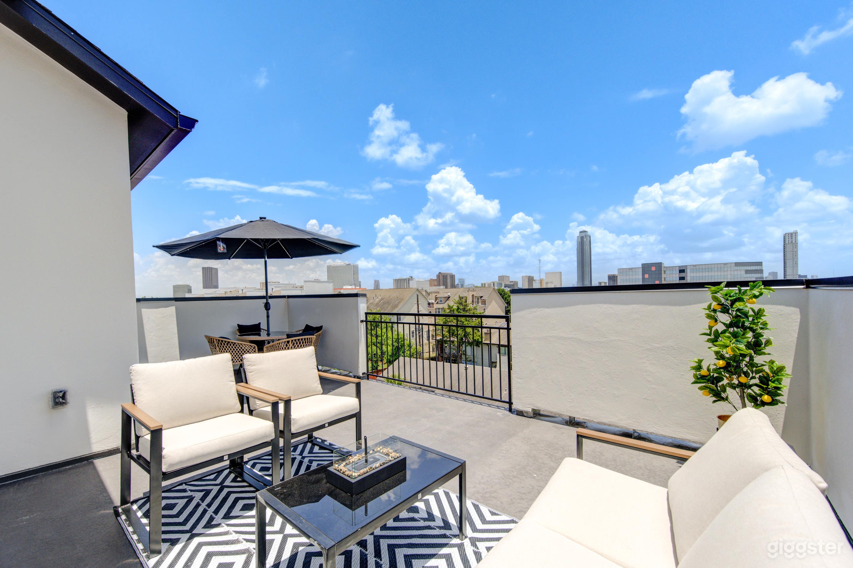 Rooftop patio
