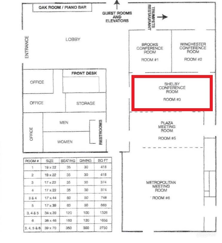  The Shelby - Conference Space in Memphis 