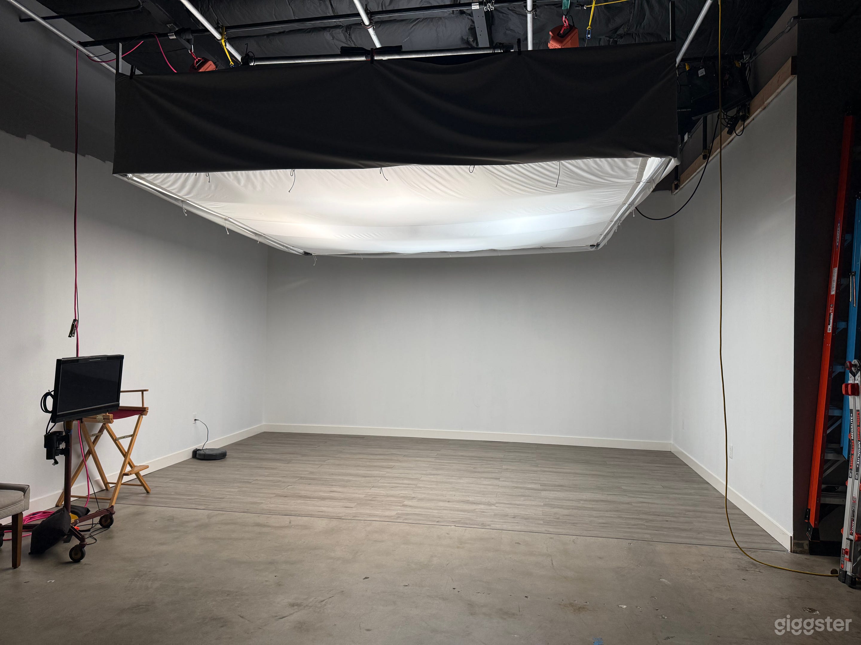 Studio with soft box