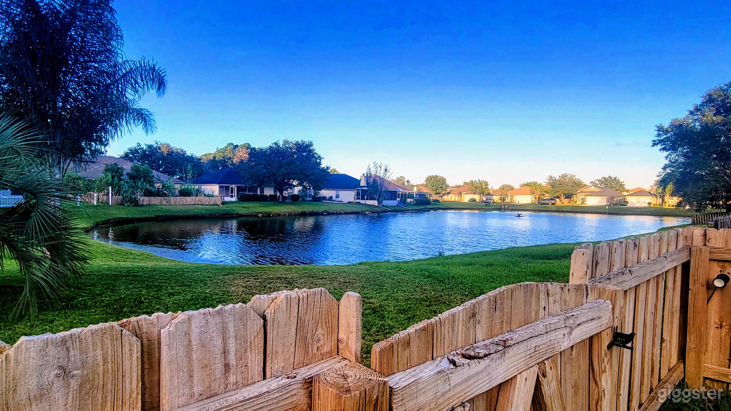 Beautiful view from the back deck