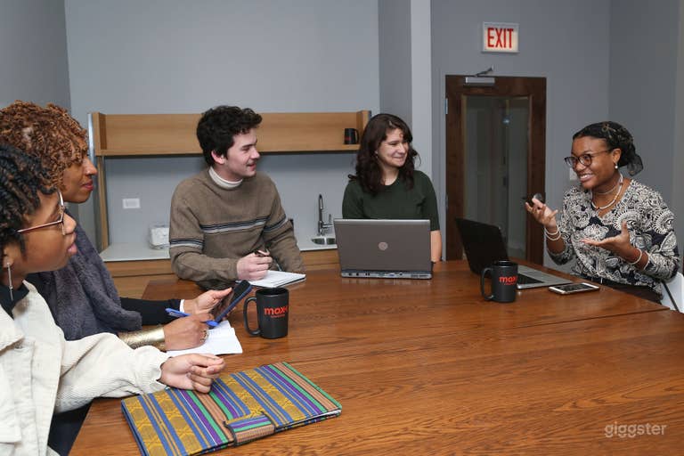  Floor-to-Ceiling Glass Walls Large Conference Room 