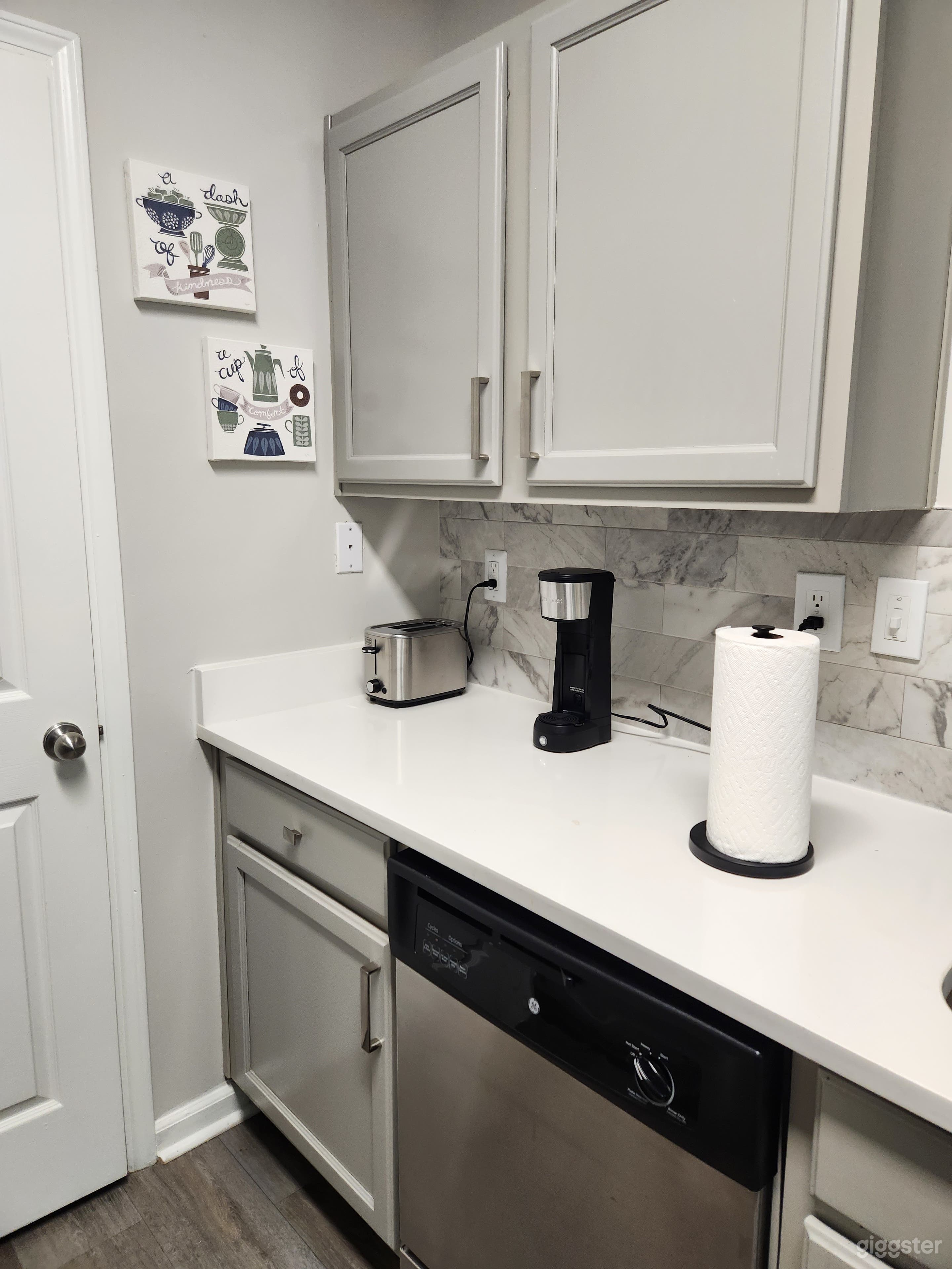 Counter space with small appliances