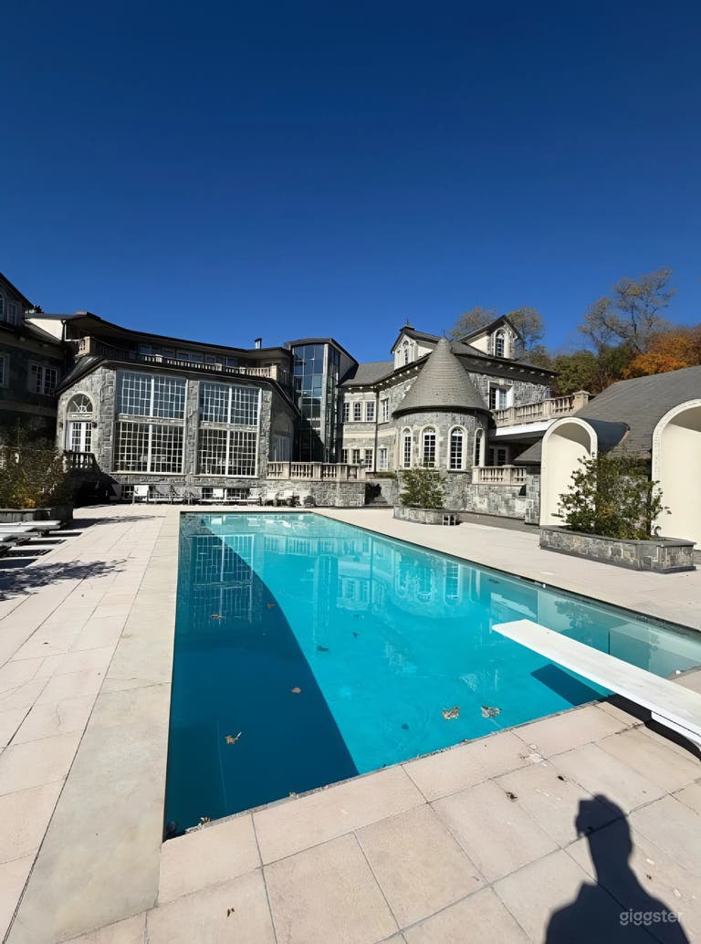  Luxury Estate Outdoor Pool with Scenic Garden Views 