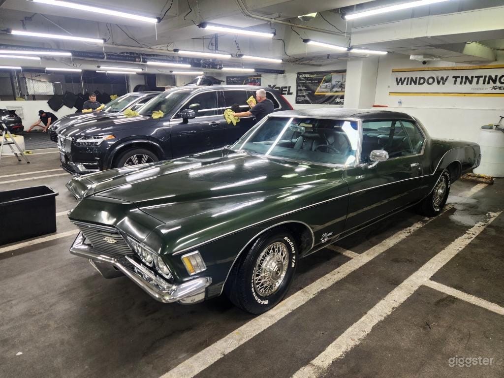Rare looking classic muscle green on black Buick Photo 2